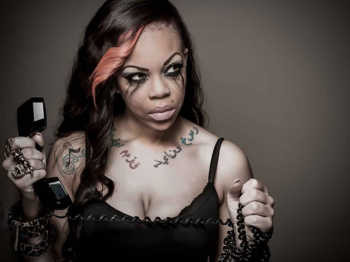 Creative portrait photography titled Rage